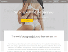 Tablet Screenshot of gigolotraining.com